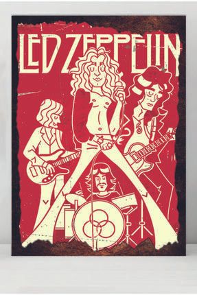 Led Zeppelin Mdf Hediyelik Duvar Tablosu UTBMDF105