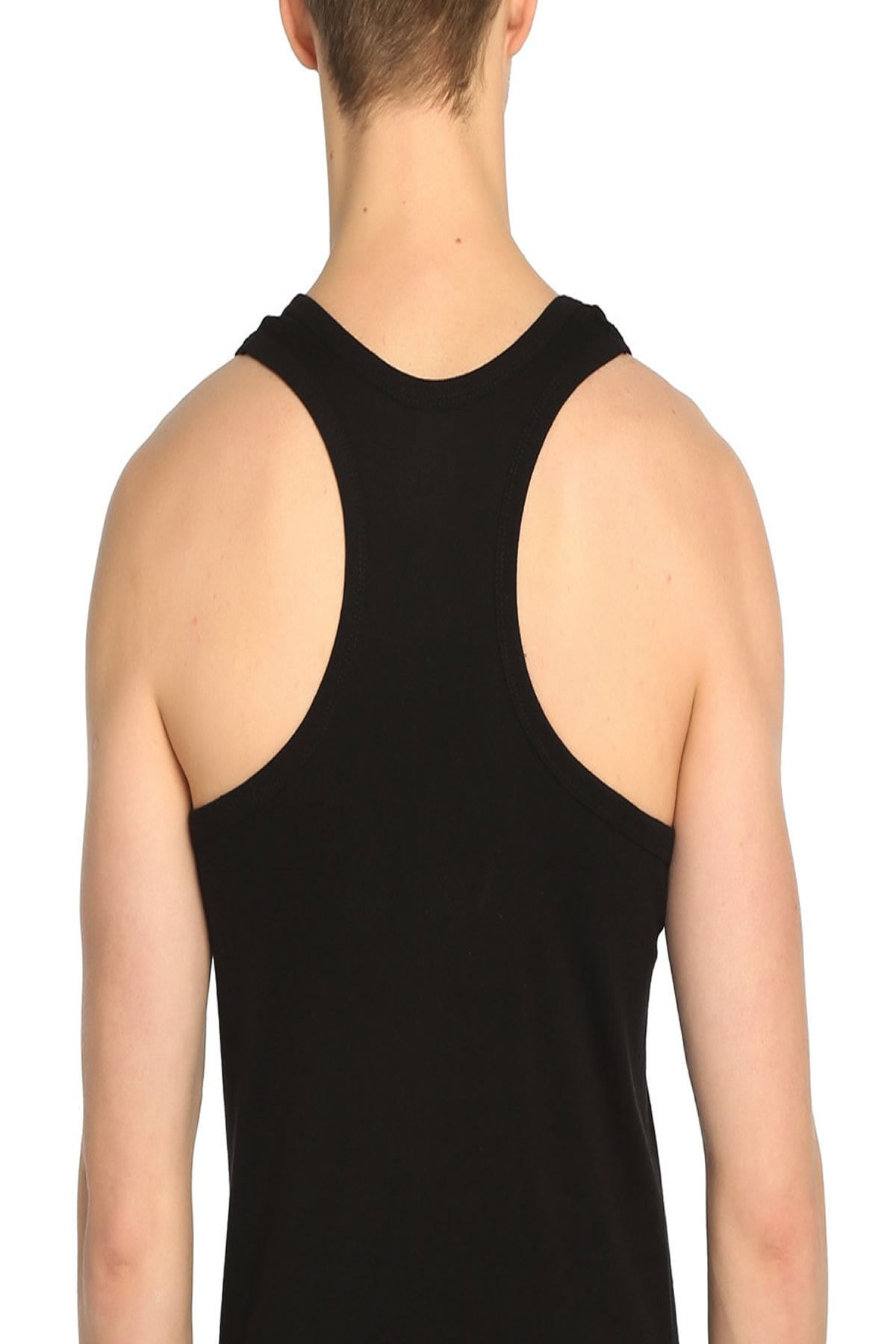 Alışveriş Meydanı Atlet Negru Cu Curea Groasă (rambo) Ribana Pentru Bărbați Masculin - L