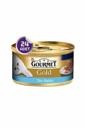 Gold Kıyılmış Ton Balıklı Konserve Kedi Maması 85 gr 24 Adet 7613031381029-24