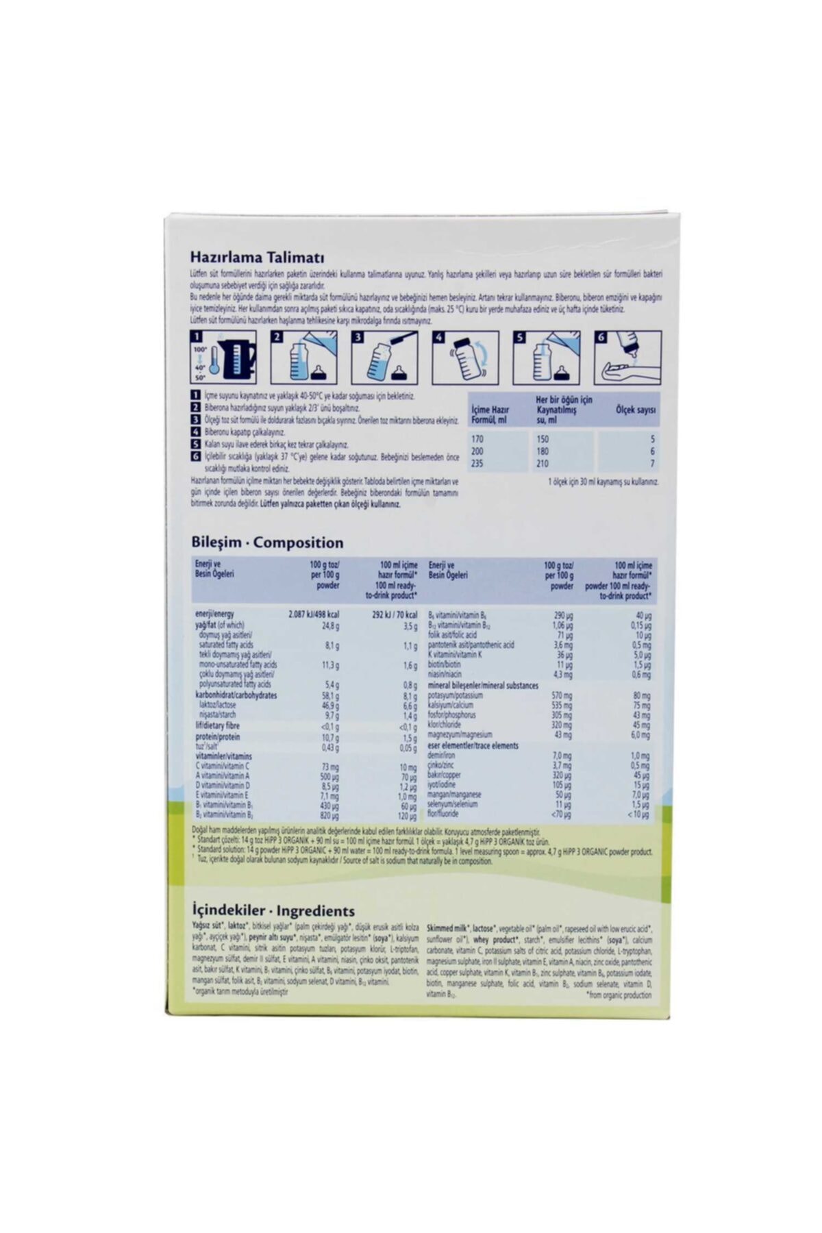 Hipp 3 Organik Devam Sütü 300 gr 12 Adet fotoğrafı 3 (önizleme)