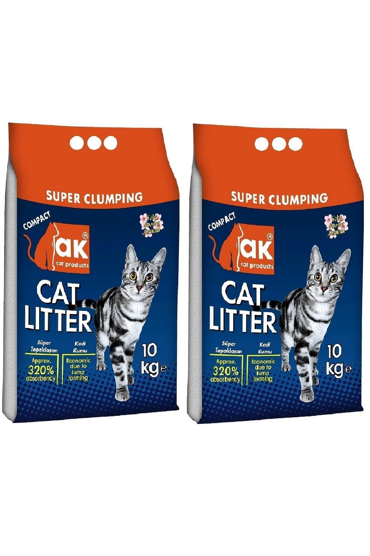 akkum bebek pudrali kedi kumu ince 10 kg x 2 adet fiyati yorumlari trendyol