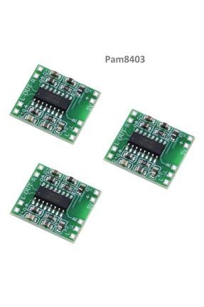 3 Adet Pam8403 2x3w D Class Amplifikatör Arduino Uyumlu Mini Anfi Stereo Amfi pam8403x3