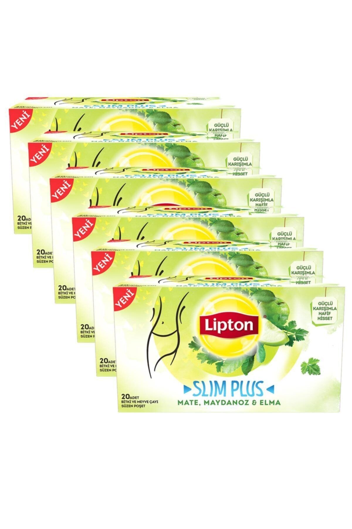 lipton slim plus maydanoz 34 gr x 6