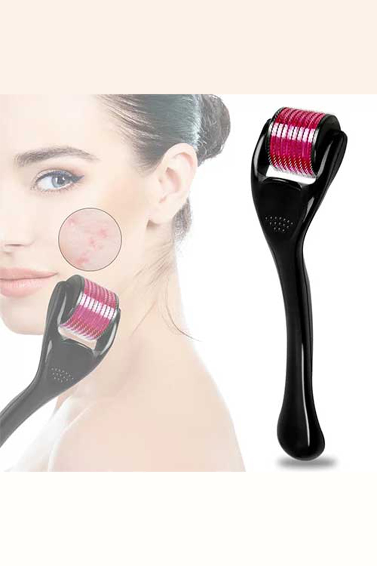 TamamElek Dermoroller Aleti Full Çelik 540 Iğne Derma Roller