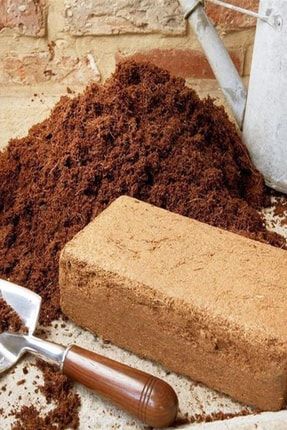 Sıkıştırılmış Torf Cocopeat Hindistan Cevizi Torfu Blok Coco 60-65 Litre dop8434486igo