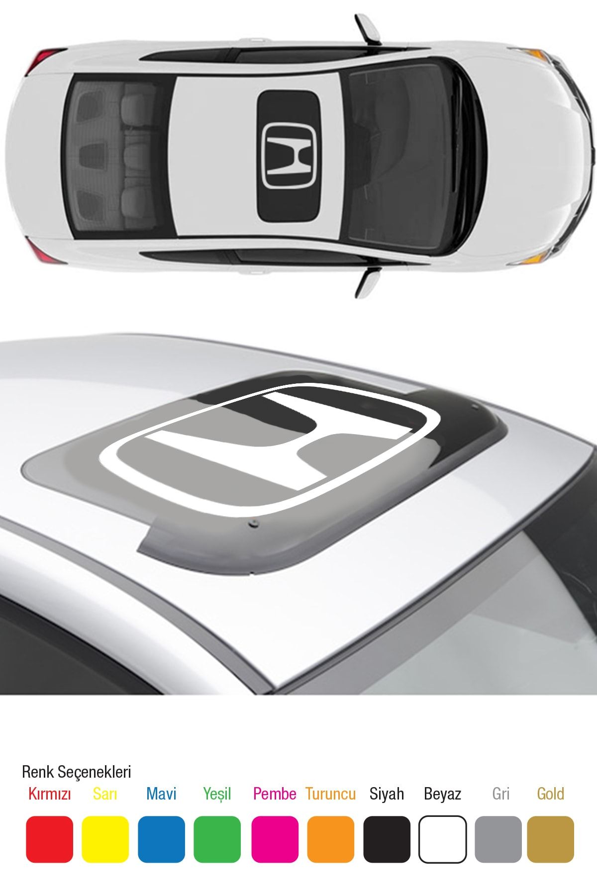 honda sunroof logo etiketi
