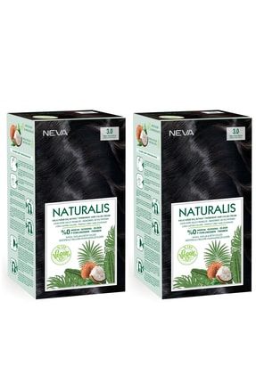 Naturalis Saç Boyası 3.0 Yoğun Koyu Kahve %100 Vegan 2'li Set NATURALIS2LI