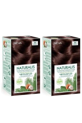 Naturalis Saç Boyası 4.4 Kestane Kahve %100 Vegan 2'li Set NATURALIS2LI