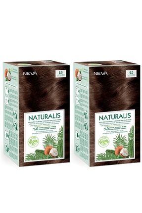 Naturalis Saç Boyası 6.0 Yoğun Koyu Kumral %100 Vegan 2'li Set NATURALIS2LI