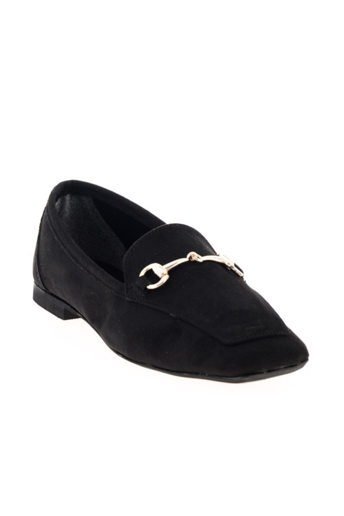 Siyah Süet Kadın Loafer L0544014165