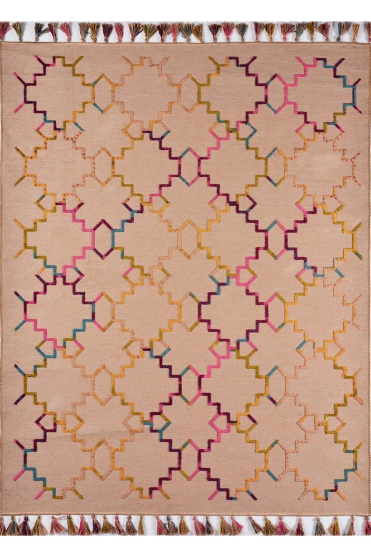 RUGSMODERN Jute Multy 5000 Renkli Kilim Jüt Natural Fiyatı, Yorumları