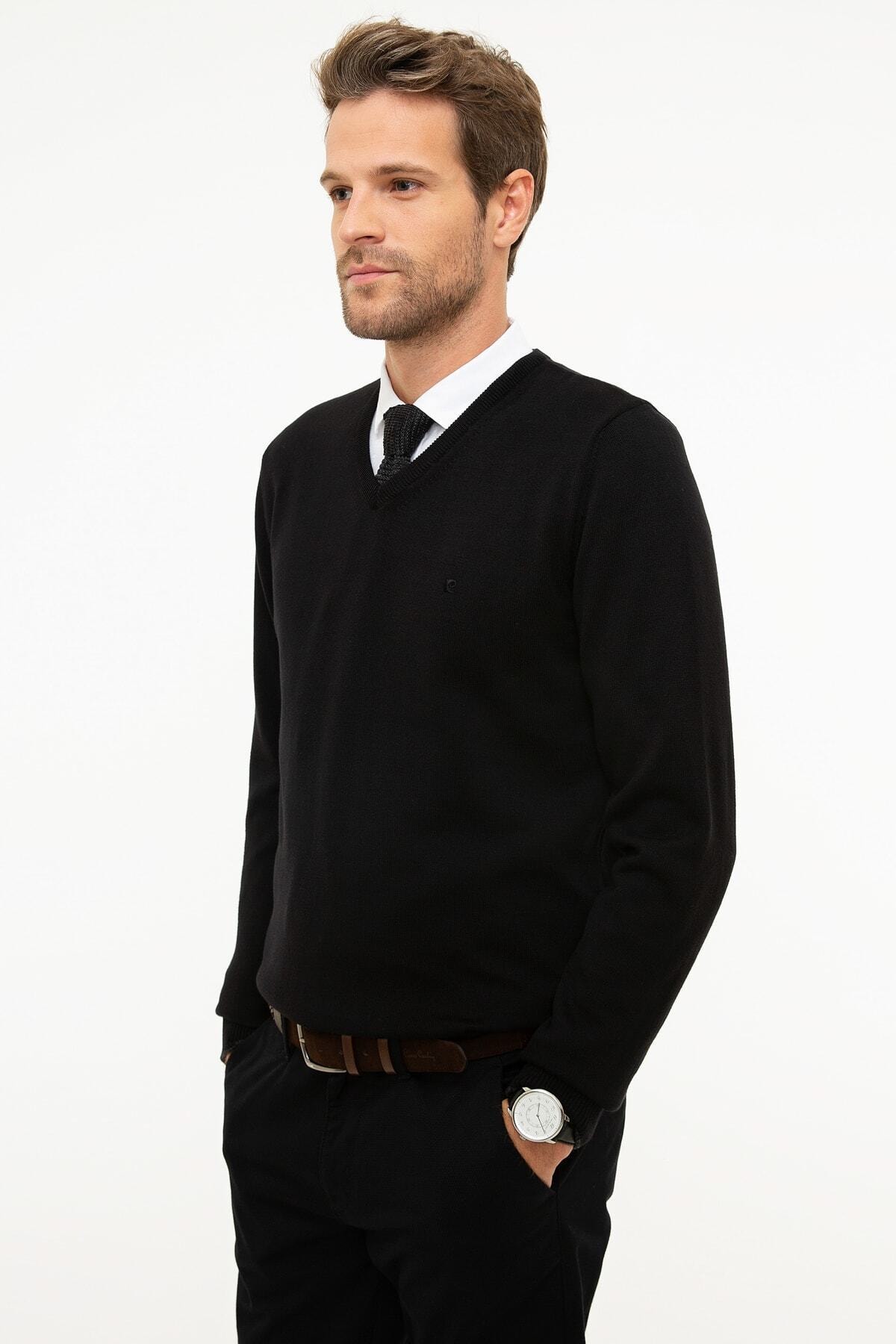 پلیور مردانه راسته آستین بلند | پیر کاردین Pierre Cardin G021GL0TK.000.841351 - تصویر 3
