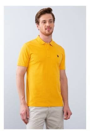 Polo Yaka Tshirt Koyu Sarı G081GL011.000.739379