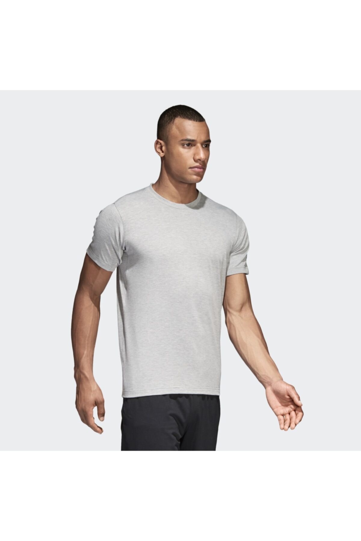 تیشرت مردانه خاکستری آدیداس | CE0884 اورجینال - تصویر 4