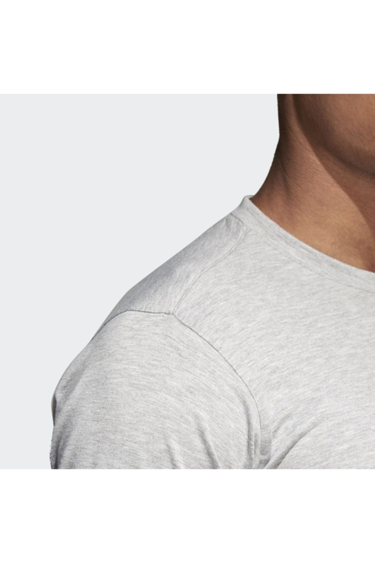 تیشرت مردانه خاکستری آدیداس | CE0884 اورجینال - تصویر 9