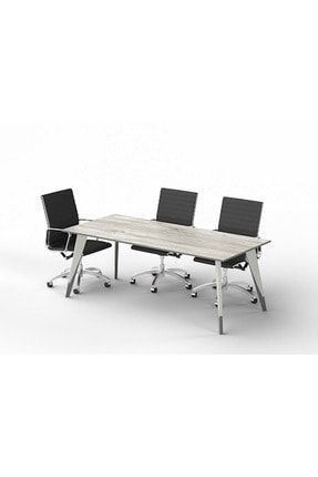 Royal Toplantı Masası-koddiva-beyaz-140cm UZAYOFS054