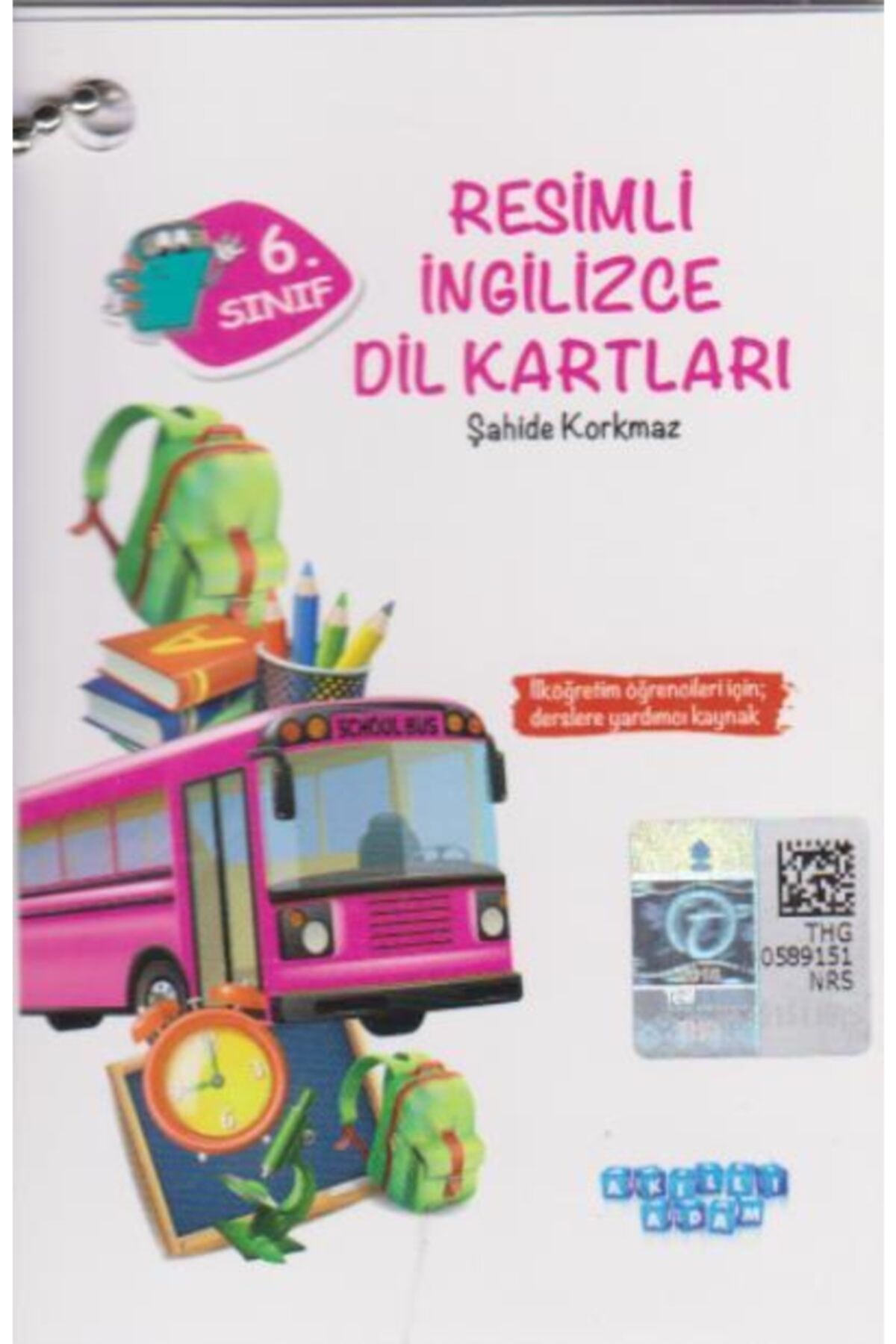 Akıllı Adam Yayınları Akıllı Adam 6. Sınıf Resimli Ingilizce Dil Kartları-yeni