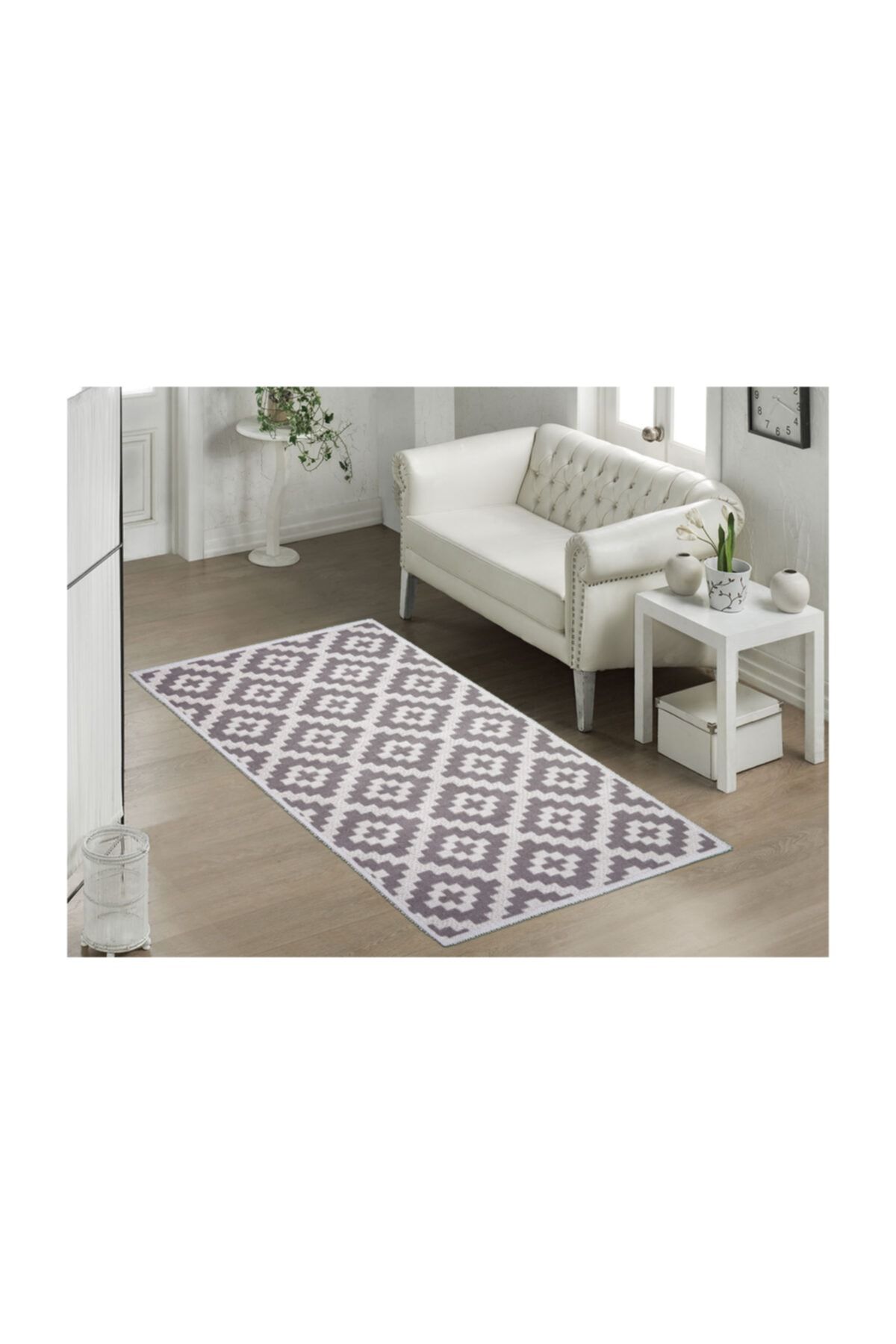 Vitaus Pamuklu Kilim Art Krem Kahve