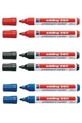 Tahta Kalemi E-260 Kırmızı-mavi-siyah 3 Renk Set EDDİNH-3 RENK SET