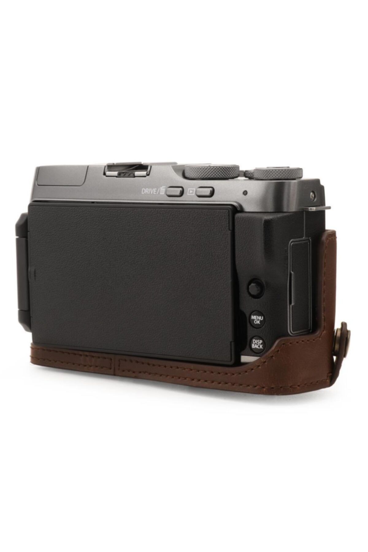 لوازم جانبی کیف چند رنگ مردانه و زنانه مورد دوربین چرمی مصنوعی سازگار با Fujifilm X A7 یک پایین MegaGear