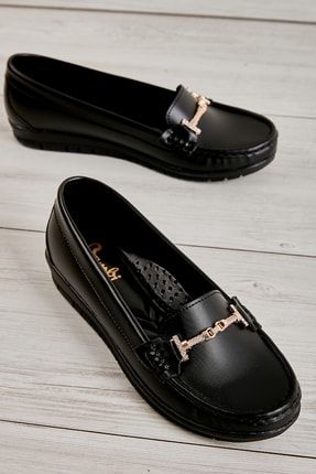 Siyah Kadın Loafer Ayakkabı L07630111