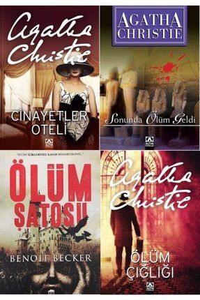 Cinayetler Oteli - Agatha Christie, Sonunda Ölüm Geldi, Ölüm Şatosu, Ölüm Çığlığı Kitap Seti 6660978000191