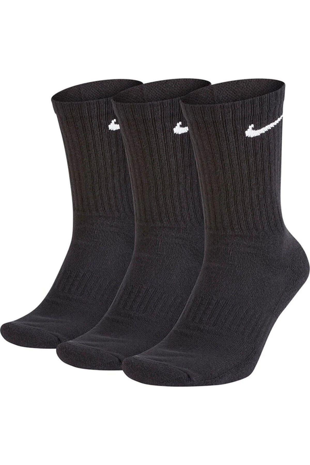 جوراب ورزشی نایک مشکی سه تایی  زنانه  Nike