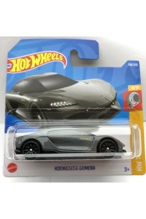 Koenigsegg Gemera Gri 1:64 Ölçek Hotwheels Marka 8/10 HobbyToysMaMiOYUNCAK020