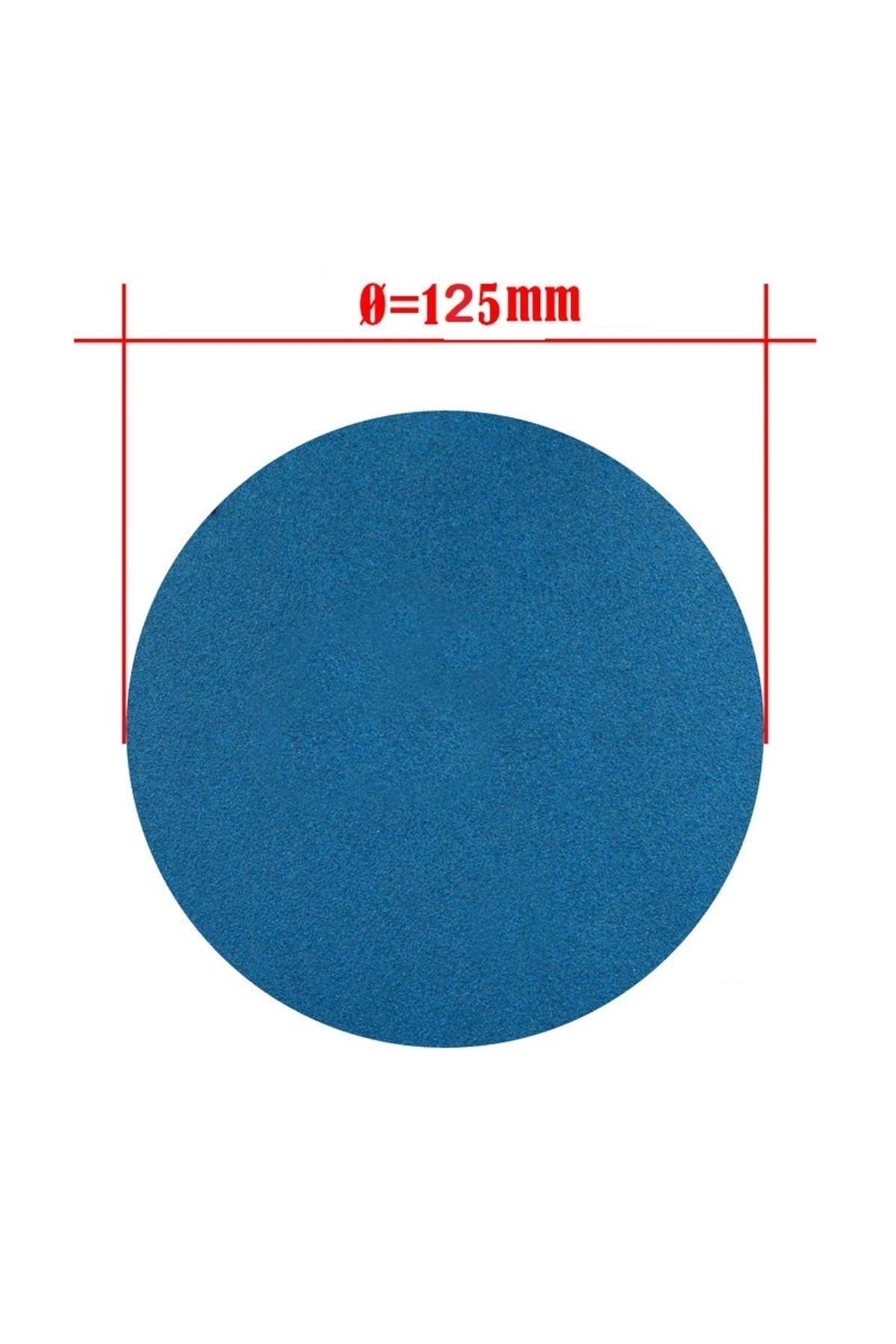 OEM 125 Mm Eka Film 2000 Kum Cırt Zımpara Alüminyum Oksit Zımpara Mavi