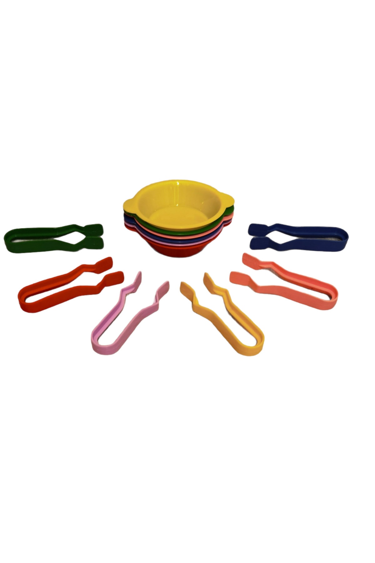 Yuka Aktarma Seti (montessori Kaseler Ve Cımbızlar) (2-6 Yaş) Özel Eğitim Kids fotoğrafı 2 (önizleme)