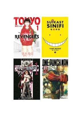 Manga Başlangıç Seti 2 / Tokyo Revengers - Suikast Sınıfı - Death Note - One-punch Man gençkitap981928379123