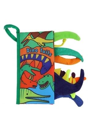 Dino Tails Hışırtılı Yıkanabilir Kumaş / Bez Eğitici Ve Eğlenceli Bebek Kitabı PNVTDNOTLS01