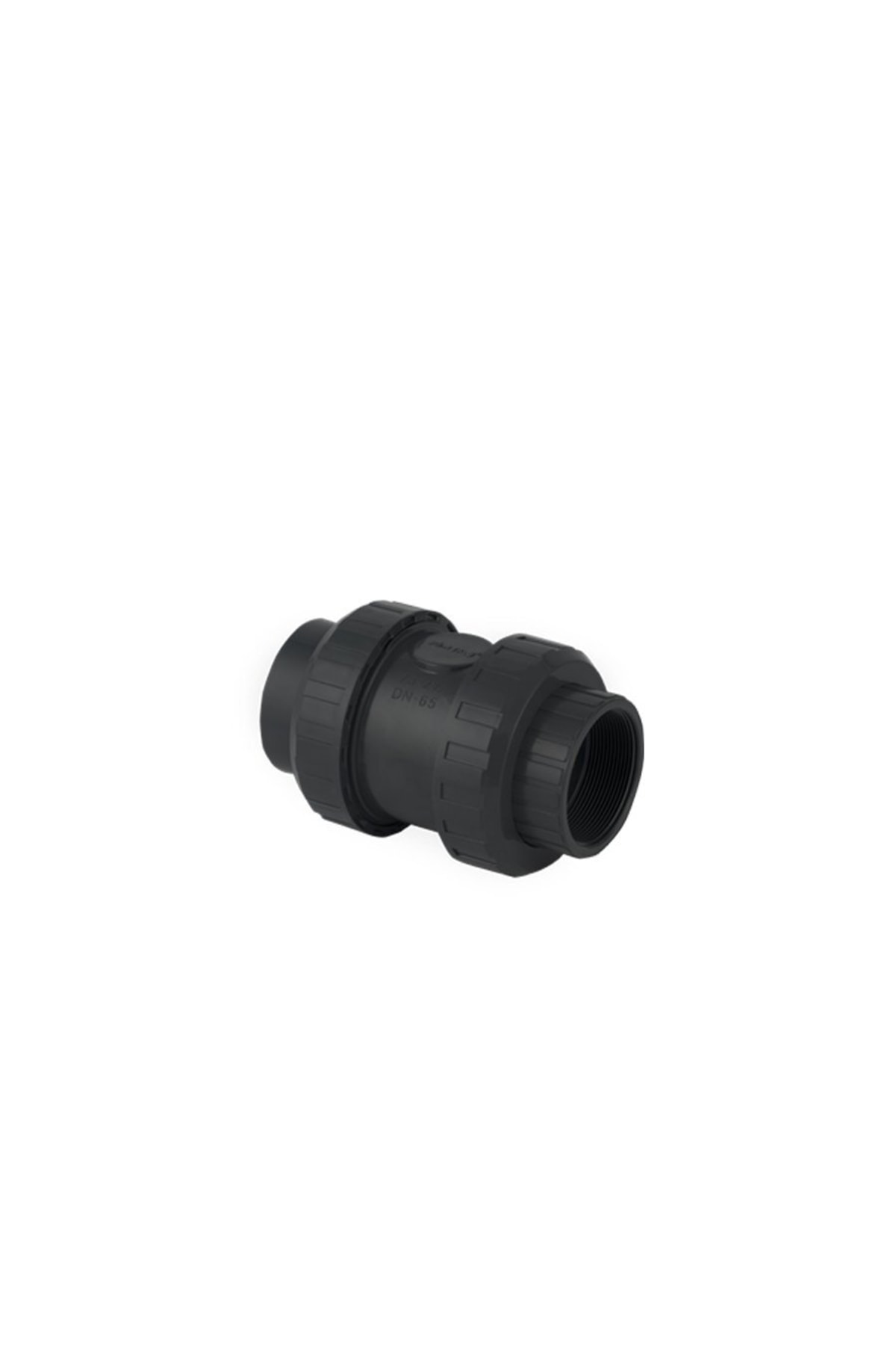 40 Mm U-pvc Yapıştırma Muflu Tek Taraflı Yaylı Çekvalf
