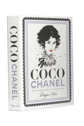 Coco Chanel Beyaz Dekoratif Kitap Kutusu MHDTEK