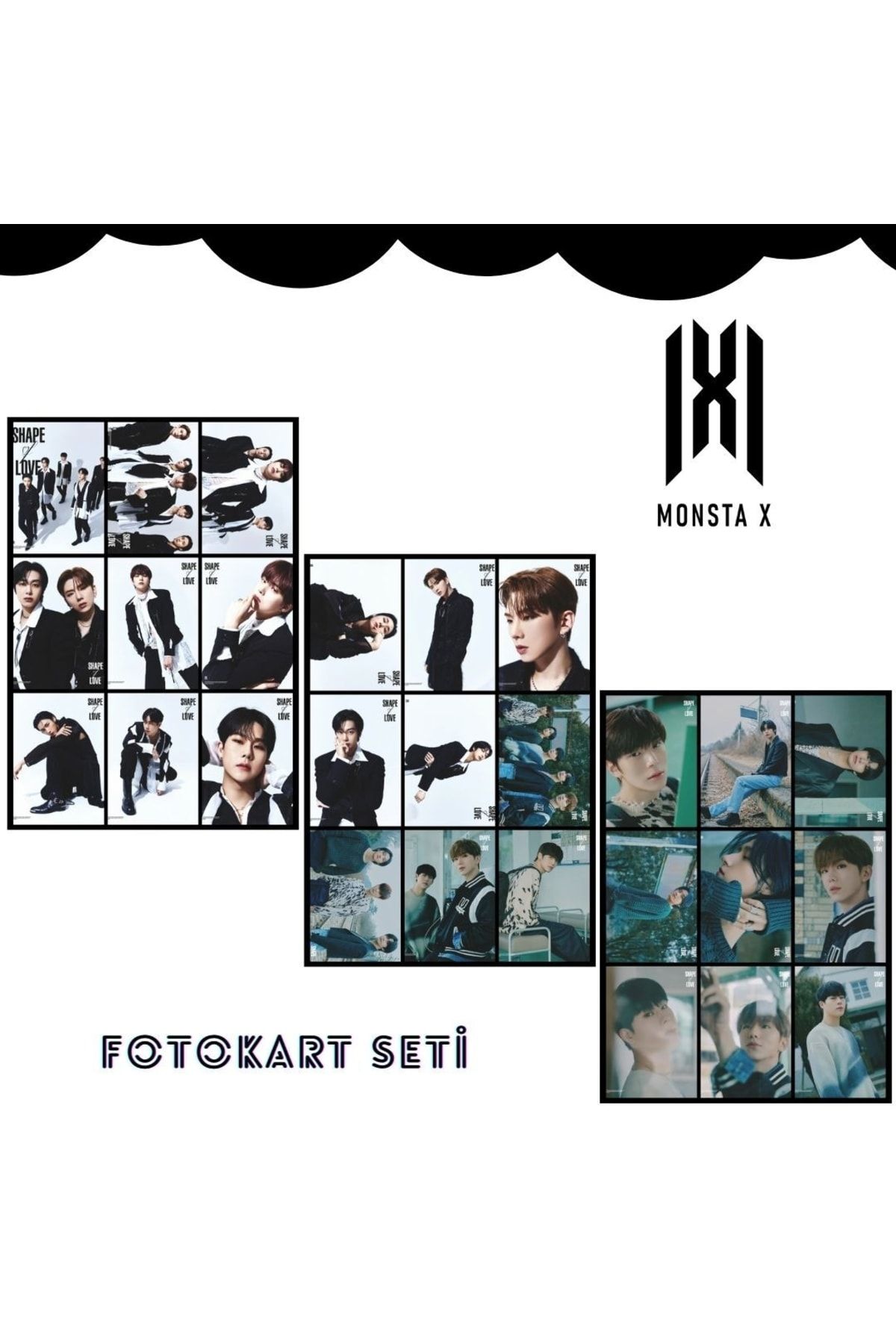 Kpop Dünyasi Monsta X ''Shape Of Love'' Photocard Set - Trendyol