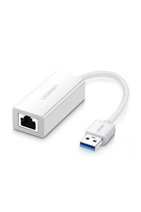 Usb 3.0 Pc Mac Konsol Tv Box Ethernet Adaptörü Beyaz MT01460