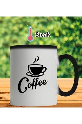 Coffe Baskılı Sihirli Kupa Sıcakta Renk Değiştiren Kupa 54967407237