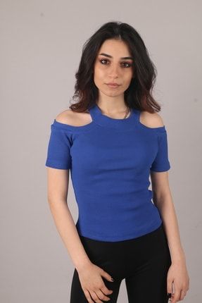 Karkoşe Saks Mavisi T-shirt WOO-99978