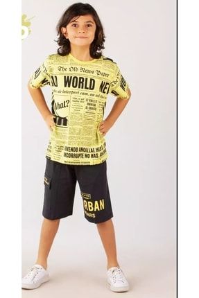 Dmb Erkek Çocuk Şort Ve T-shirt Ikili Takım DMB-7434