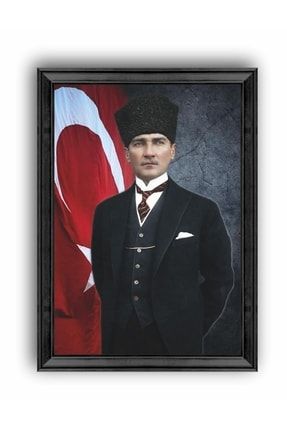 Atatürk Portresi Çerçeveli Tablo 45x60 Cm Ataportre07