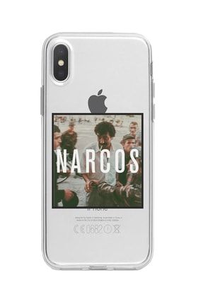 Iphone Xs Max Uyumlu Şeffaf Müslüm Narcos Tasarımlı Lüx Kılıf IPXSM-LMN68