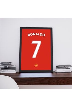 Cristiano Ronaldo 7, Manchester United, Premier League, Futbol, Poster Tablo CR7MAN