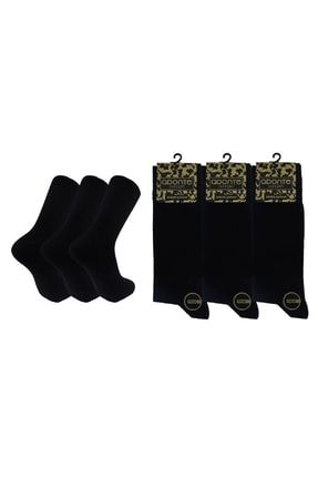 12 Çift Kaliteli Siyah Asker Çorabı Ekonomik Toptan Paket ADONTE671 ,6 40-44 NO