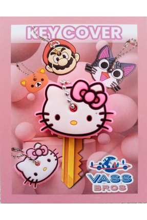 Vass Bros Products Key Cover Anahtar Kılıfı Karikatürlü Silikon Koruyucu