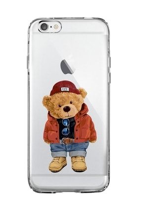 Iphone 6 / 6s Uyumlu Teddy Bear Premium Şeffaf Uyumlu Kılıf ewfrtt54reg