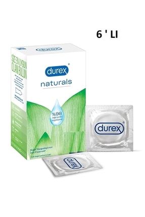 Naturals Doğal Kayganlaştırıcılı Ince Prezervatif 6 'lı aym-59366