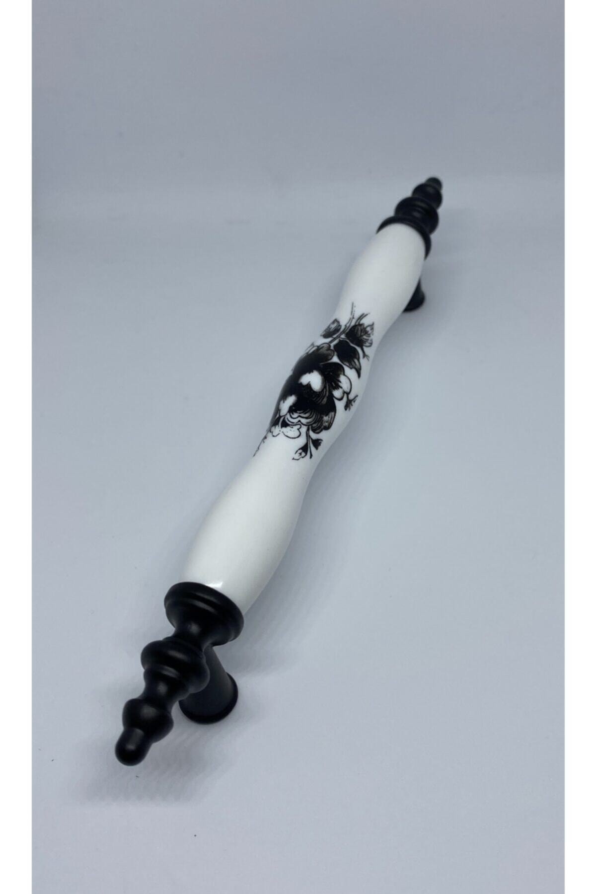 Arion 128 Mm Siyah Gül Polimer Lüks Kulp