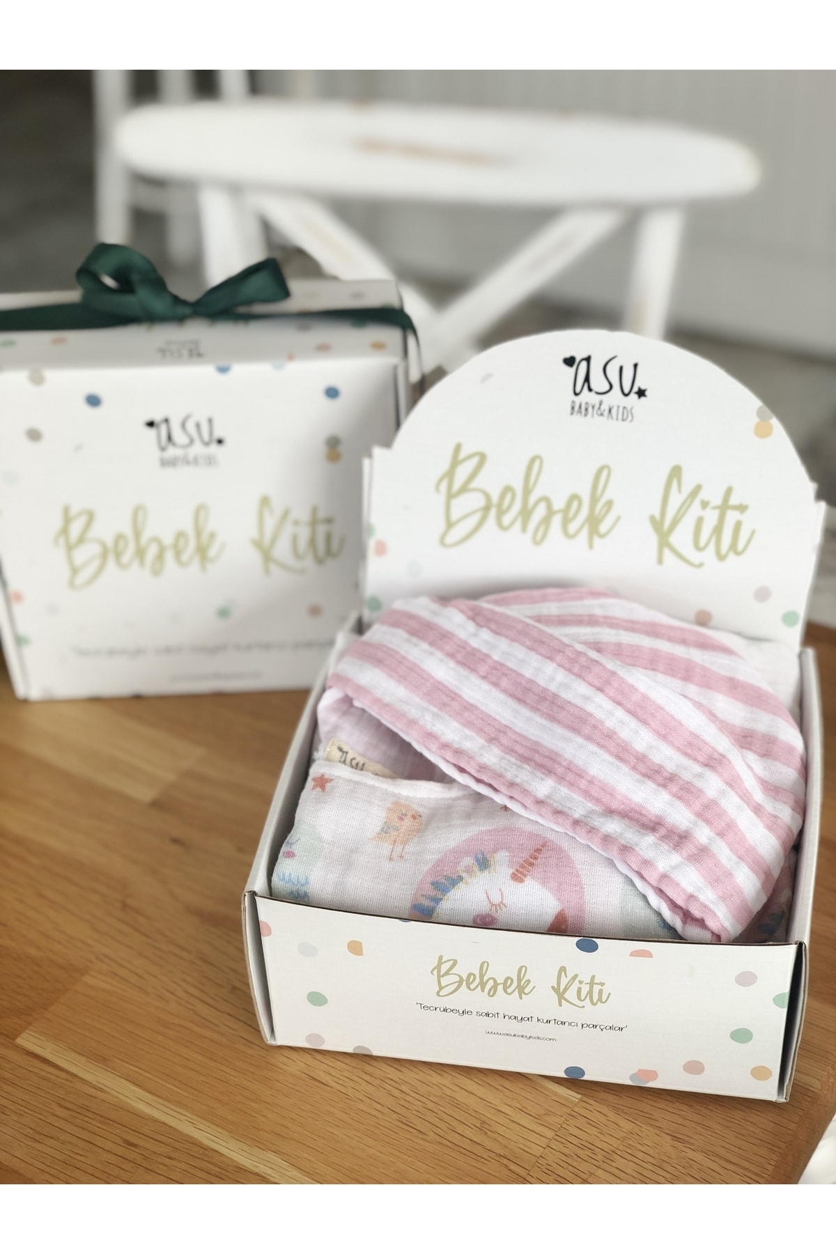 Asu Baby&Kids Unicornbird Organik Pamuk Fırfırlı Müslin Panço fotoğrafı 7 (önizleme)