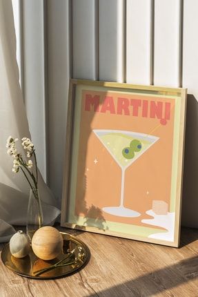 Çerçevesiz Poster | Martini Kokteyl Poster Baskı Serisi MRN70