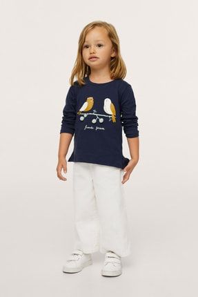Kız Bebek Lacivert T-Shirt 17014035